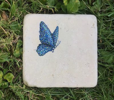 vlinder blauw